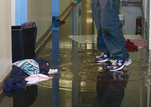 Flooded basement